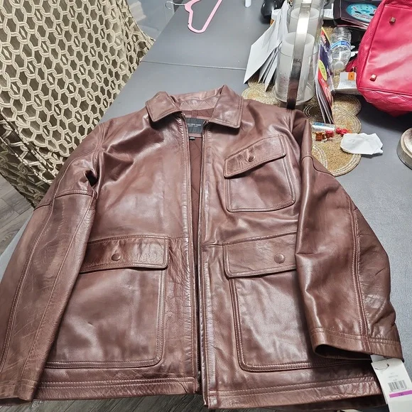 Andrew Marc Men'sleather jacket